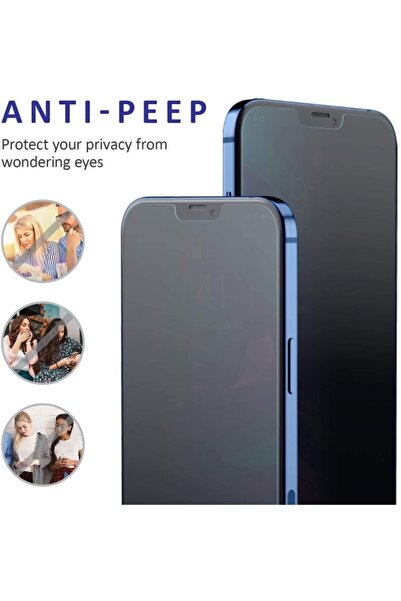 Logis Iphone X - Xs Uyumlu (5.8") Full-screen Privacy Mat Görünmez Hayalet