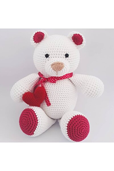 OYUNCAKPARK Şirin Ayı Amigurumi Organik Oyuncak