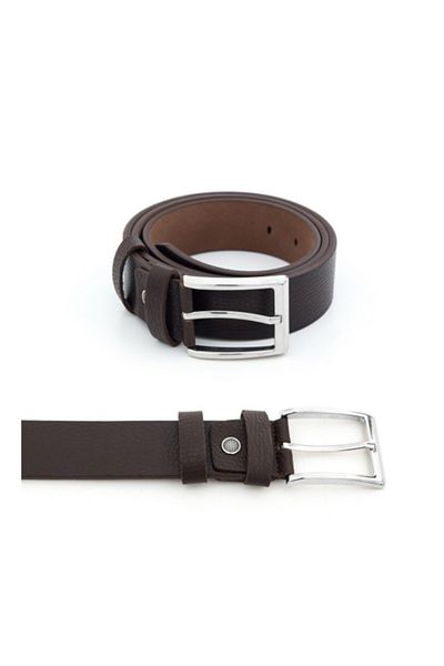 Eminsa Leather Brown Belt