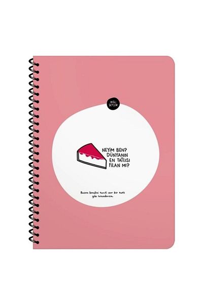 KESKİN COLOR Feeling Things 16.5x22.5 Squared 80 Sheets Notebook