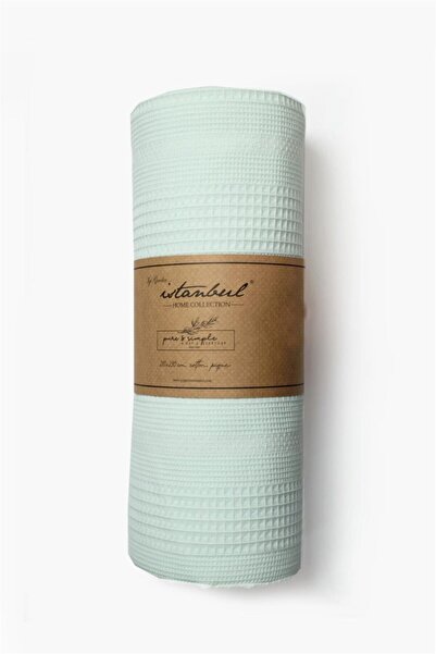 İyi Geceler İstanbul Απλό Μονό Κρεβάτι Πικέ 160x230 εκ. - Νεροπράσινο