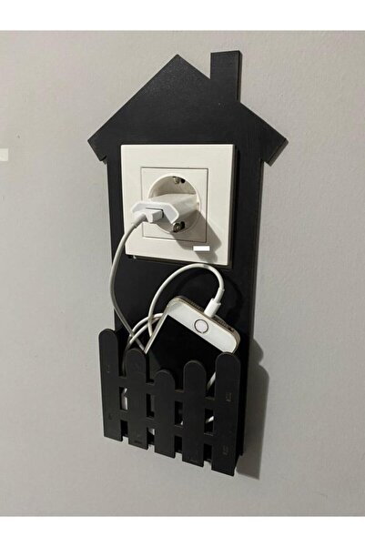 Genel Markalar Dekoratif Duvar Dekorasyon Prizlik Telefon Tutacağı Telefon Şa...