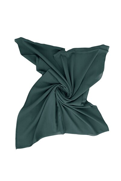 AHDE EŞARP Su Yeşili Şifon Şal