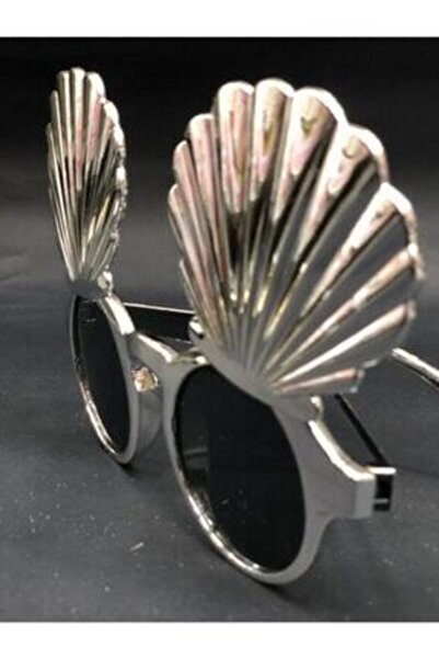 parti sürprizi Shell Look Glasses Silver Color