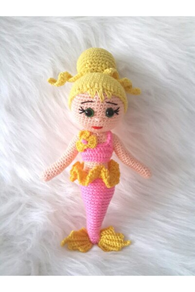 OYUNCAKPARK Deniz Prensesi Amigurumi Organik Oyuncak