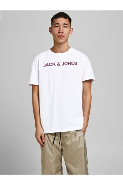 Jack & Jones Jcobrodi Tee Ss Crew λαιμόκοψη
