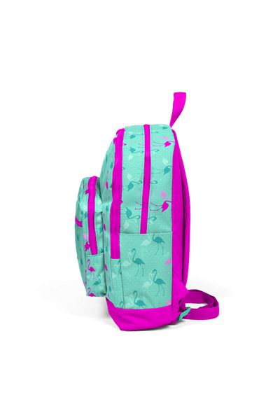 Coral High Set de genți din 2 piese Adalinhome Kids Aqua Green Flamingo