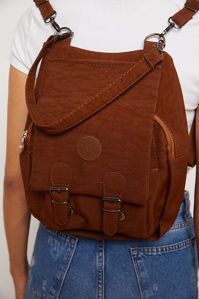 Tonny Black Shoulder Bag - Brown - Plain