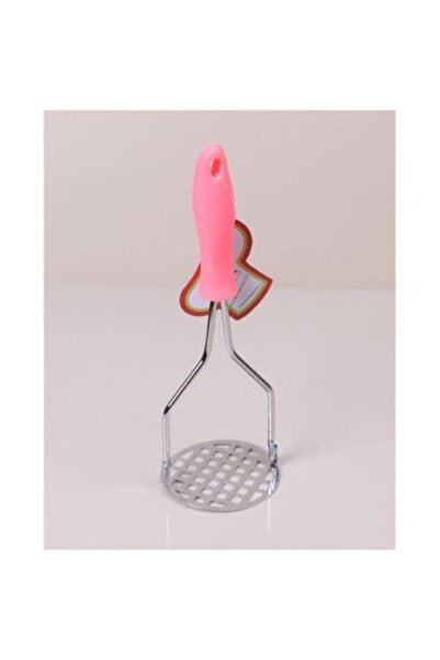 AKCAKESE Lüx Renkli Saplı Metal Patates Ezici