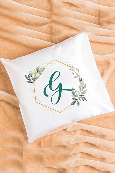 Hedizu Подушка з квітковим візерунком і літерою G