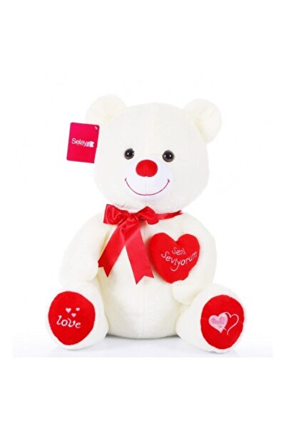 SELAY TOYS الدببة القطيفة 50 vm هدية الدب الأبيض