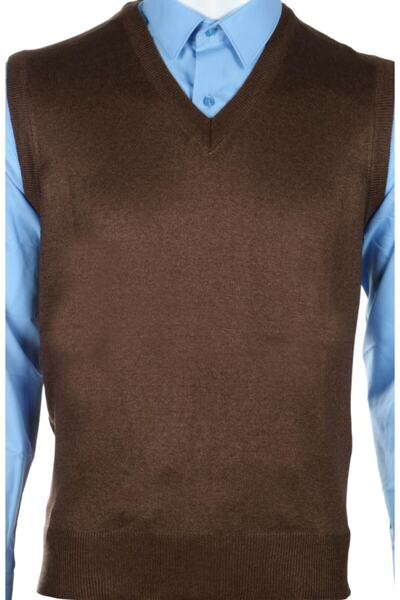 NACAR STORE Men's V-Neck Thin Wool Knitwear Knit Non-Pilling Sweater