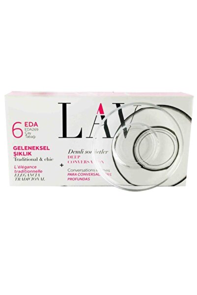 LAV Çay Tabağı Eda Kod:eda269 6'lı