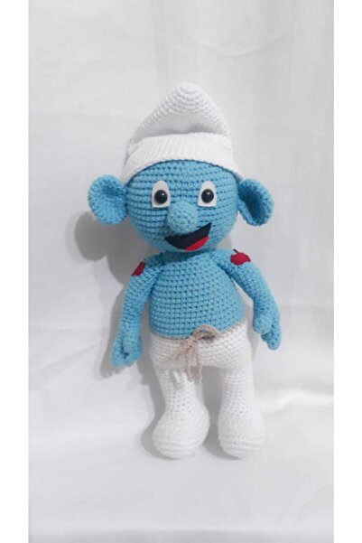 OYUNCAKPARK Güçlü Şirin Amigurumi Organik Oyuncak