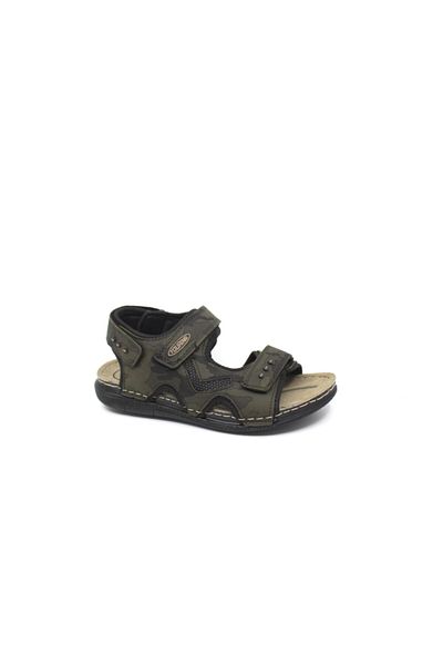 Apella Ανδρικά πέδιλα χακί Velcro