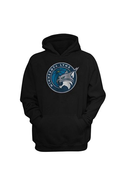 usateamfans Мъжки черен суитшърт с качулка Minnesota Lynx