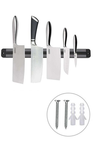 QNİAY Umeraș magnetic pentru cuțite Suport linguriță Umeraș magnetic 33 Cm