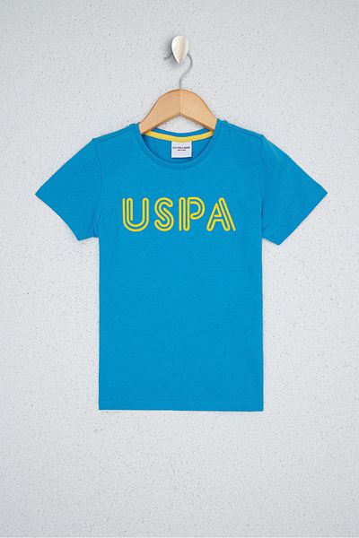U.S. Polo Assn. Синя момчешка тениска