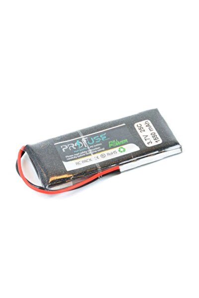 Profuse 3.7 V 1S Lipo Batarya-Pil 1550 mAh 25C