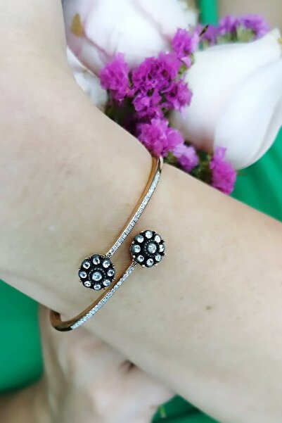 Utku Kuyumculuk Elmas Gül Bilezik