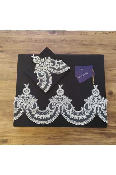 Çeyiz Bahçesi Чорний сумний двоспальний комплект постільної білизни