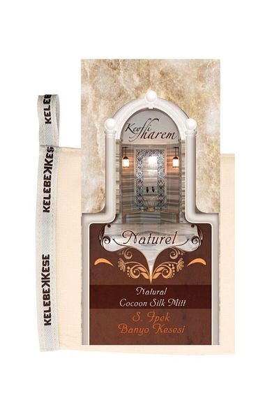 Kelebek Kese Silk Genuine Cocoon Silk Bath Scrub + Extra Thick Scrub Gift