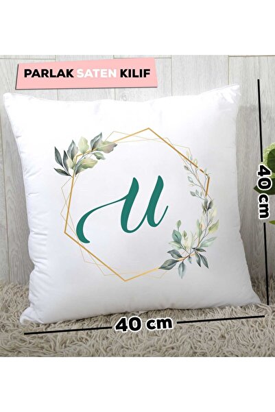 Hedizu Подушка з квітковим візерунком у формі літери U