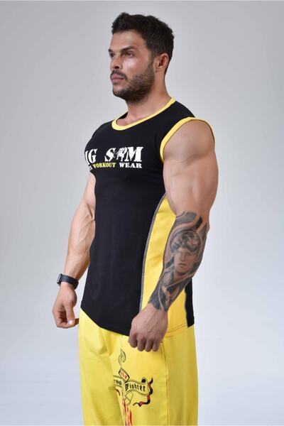 Big Sam Fitness Training Tank Sleeveless T-shirt 2273