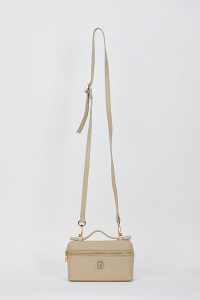 Pierre Cardin Sand Beige Print Women's Shoulder Bag 05Po24Y1835