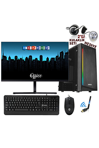 Zeiron Office Z150 i5-3470 16GB Ram 256GB SSD 23,8" Monitörlü Masaüstü Ofis Bilgisayarı
