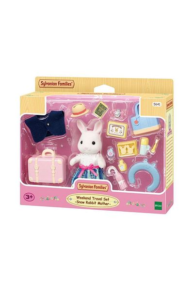 ADORE OYUNCAK 5641 Sylvanian Families - Rabbit Mother Travel Set +3 Years