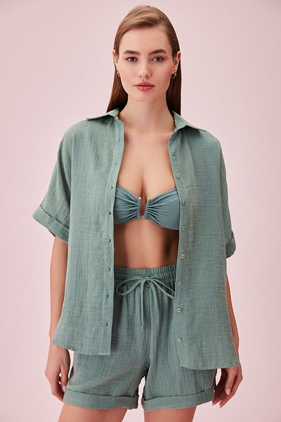 SUWEN Cooles Strandshirt