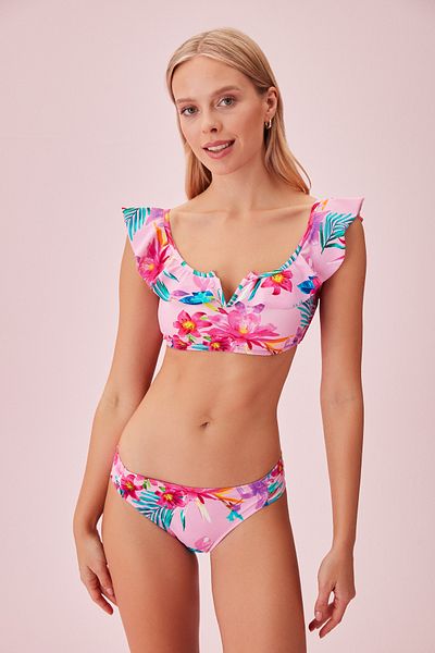 SUWEN Τοπ μπικίνι Bralette Flounced