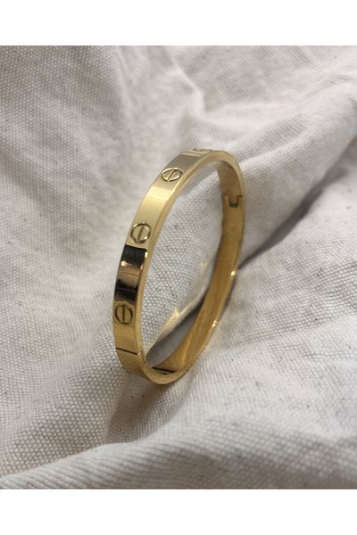 IVART Thick Steel Bracelet - Gold Colored Bracelet