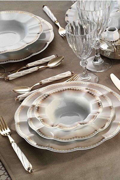 Kütahya Porselen Nil 12 Kişilik 83 Parça 62741 Desen Yemek Takımı Nil83Yt4306...