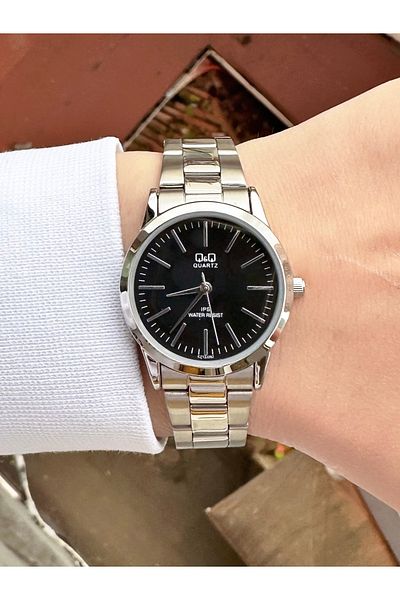 Q&Q Minimal Vintage Women's Metal Cord Wristwatch 3g762