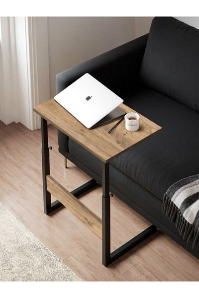 servetavcı Yükseklik Ayarlı Laptop Sehpası Çalışma Masası Yemek Sehpası - Atlantik Çam