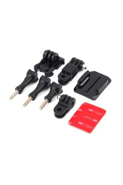 GoPro Compatible 3-Way Inclined Helmet Connection Set