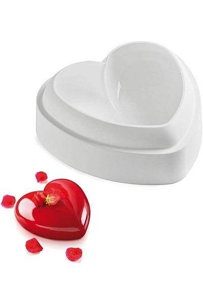 Siliko World Silicone Heart Cake Pastry Mold