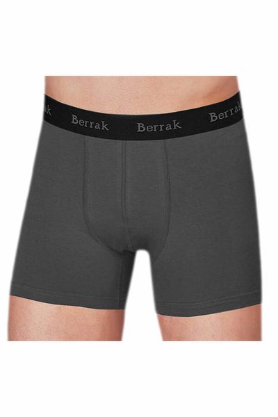 Berrak Men's Smoked Lycra Modal Flexible Boxer ELF568BER4476CCM