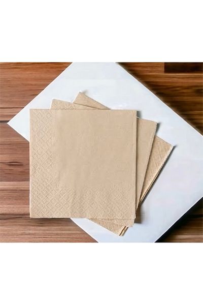 Partifabrik 20 Συσκευασίες Kraft Color Natural Χαρτοπετσέτες - 13*13