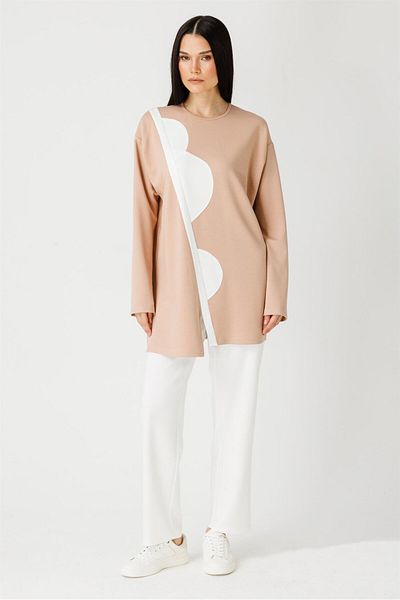 Esswaap Powder Colored Fabric - Pants and Blouses Set