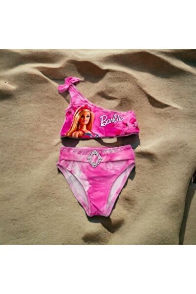 Esterella TOKALI KEMERLİ BİKİNİ TAKIMI / ÇOCUK TEK OMUZ BİKİNİ TAKIMI/FİYONK DETAY TEK OMUZ BİKİNİ TAKIM