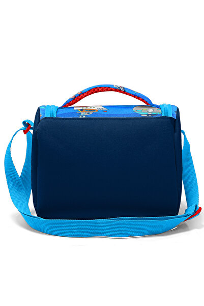 Coral High Cutie de prânz termică cu model de nave, albastru bleumarin pentru copii 11829