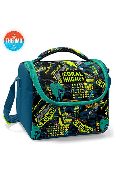 Coral High Set de reparații Nefti Black pentru copii, cutie termică de prânz cu model 11830