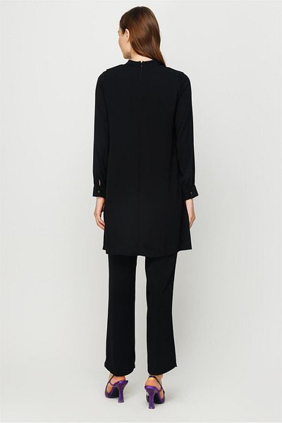 Esswaap Flywheel Detailed Trousers Tunic Set Black