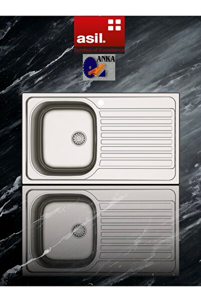 Asil Krom Inset Series As 89 50×86 Mikro Keten Dokulu Sağ Damlalıklı Paslanma...