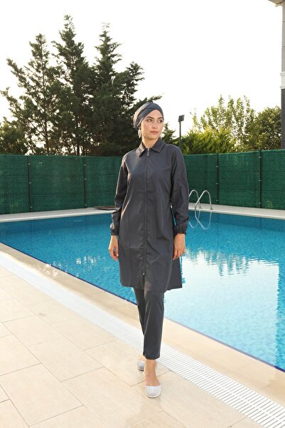 Starinci Mayo Tam Kapalı Mayo Paraşüt Kumaş Gömlek Yaka