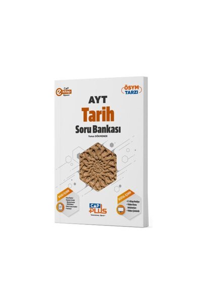 Çap Yayınları AYT Tarih Plus Soru Bankası Fenomen Seçimi Ayraç Hediyeli