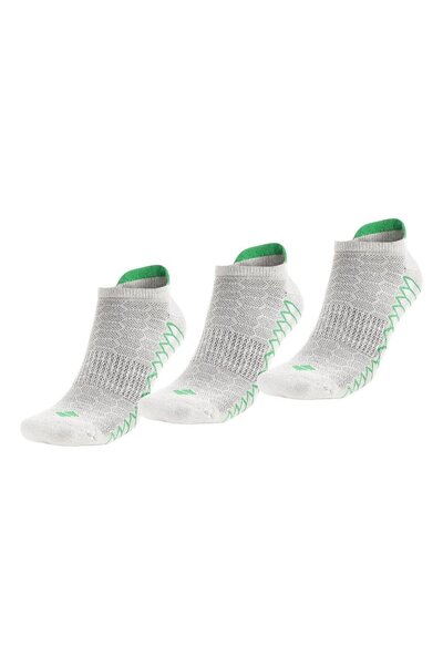 Bonny Silver Odor-Free Running and Walking Women's Booties Green Silver Socks...